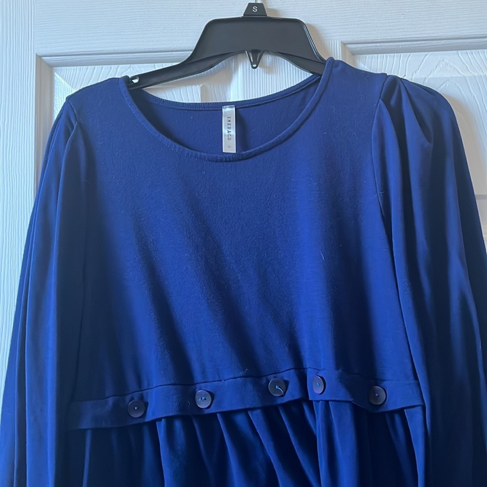 Blue Blouse by Emerald - Picture 3 of 4